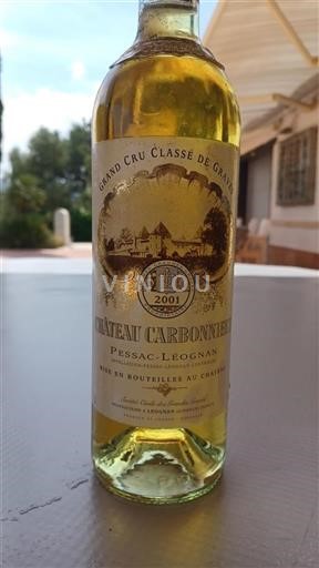 Bordeaux Pessac-Léognan Grand Cru Château Carbonnieux 2001
