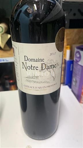 Provence Coteaux d'Aix-en-Provence Domaine Notre Dame 2017