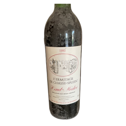 Bordéus Haut-Médoc Château Chasse-Spleen L'Ermitage de Chasse-Spleen 1993