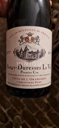 Borgogna Auxey-Duresses Premier Cru Caves de l'Orangerie Le Val 2017