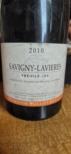 Burgundy Savigny-lès-Beaune Premier Cru Domaine Tollot-Beaut 2010