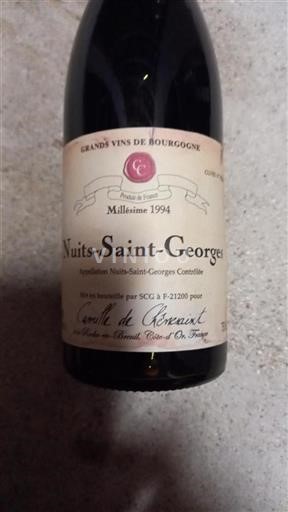 Bourgondië Nuits-saint-georges Camille de Chézeaux 1994