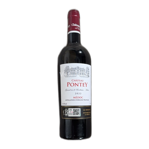 Bordeaux Médoc Cru Bourgeois Pontey 2022