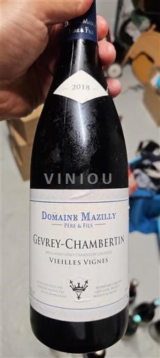 Bourgondië Gevrey-Chambertin Domaine Mazilly Père & Fils Vieilles Vignes 2018
