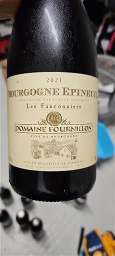 Borgogna Bourgogne Epineuil Domaine Fournillon Les Fauconniers 2021