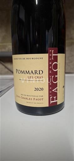 Bourgogne Pommard Jean-Charles Fagot Les Cras 2020