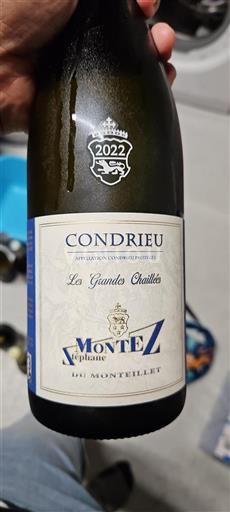 Rhône-dalen Condrieu Domaine Monteillet Les Grandes Chaillées 2022