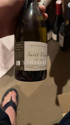 Bourgogne Saint-Véran Domaine Frantz Chagnoleau Pré Jaux 2018