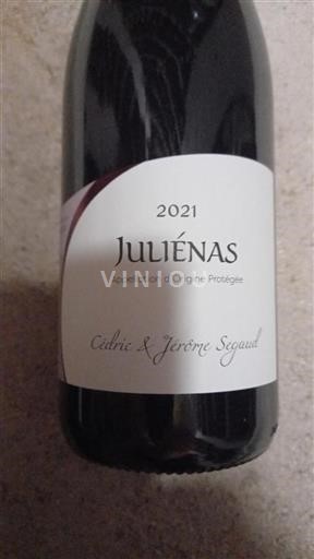 Beaujolais Juliénas Cédric & Jérôme Segaud 2021