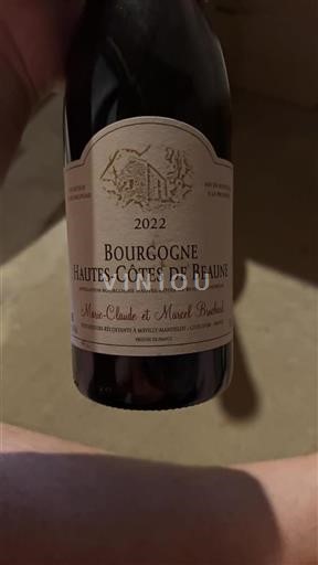 Burgundy Hautes-Côtes de Beaune Marie-Claude et Marcel Bruchard 2022