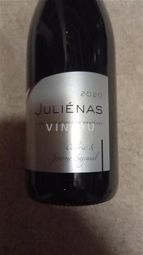 Beaujolais Juliénas Calric & Jérôme Segaud 2020