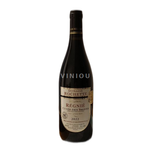 Vin Rouge sec Cuvée des Braves Domaine Rochette 2022 France Beaujolais Régnié
