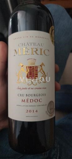 Bordeaux Médoc Cru Bourgeois Château Méric 2014