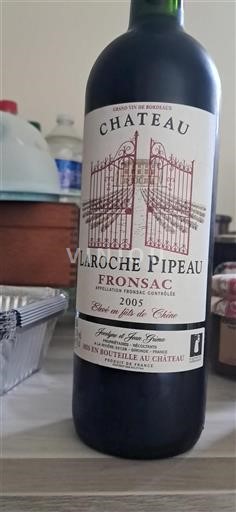 Bordeaux Fronsac Château Laroche Pipeau 2005