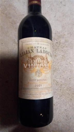 Burdeos Saint-Estèphe Château Lilian Ladouys 2001