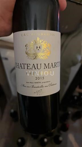 Bordeaux Haut-Médoc Cru Bourgeois Martin 2015