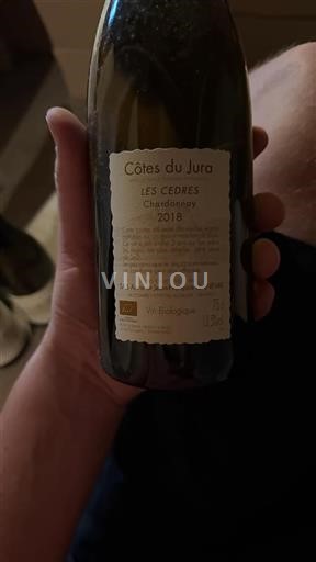 Jura Côtes du Jura Anne et Jean-François Ganevat Les Cedres 2018
