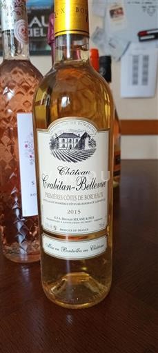 Bordeaux Premières-côtes-de-bordeaux Château Crabitan-Bellevue 2015