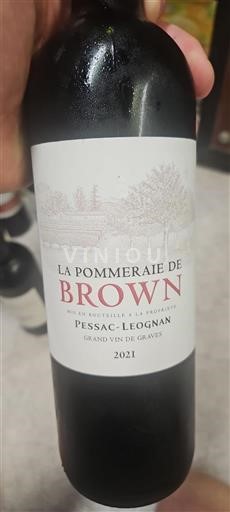 Bordeaux Pessac-Léognan Château Brown La Pommeraie 2021