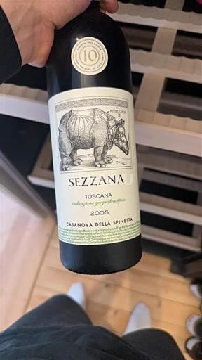 Tuscan Wines Unspecified Casanova Della Spinetta Sezzana 2005