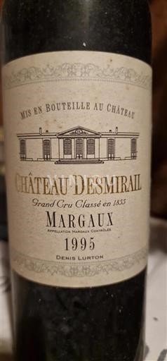 Bordeaux Margaux Grand Cru Château Desmirail 1995