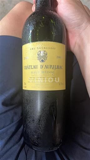 Bordéus Haut-Médoc Cru Bourgeois Aurilhac 2000