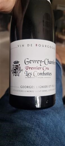 Bourgogne Gevrey-chambertin Premier Cru Georges Lignier et Fils Les Combottes 2013