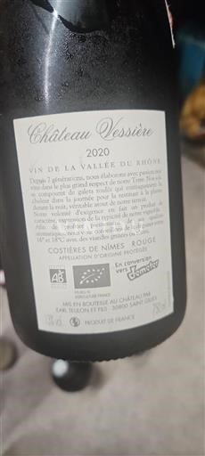 Rona dolina Costières de Nîmes Château Vessière 2020