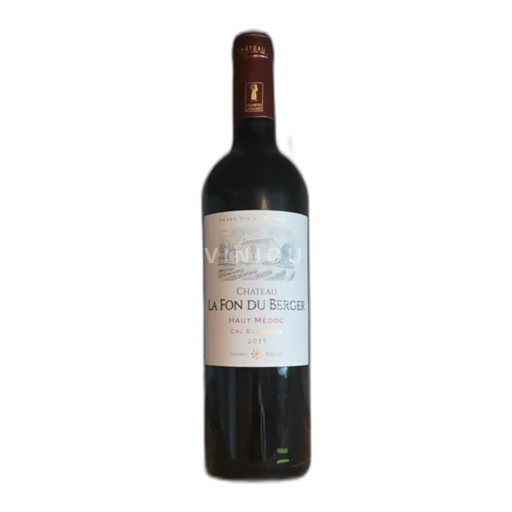Bordéus Haut-Médoc Cru Bourgeois La Fon du Berger 2019