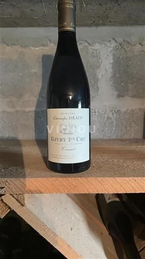 Burgundy Givry Premier Cru Domaine Christophe Drain Crausot 2022