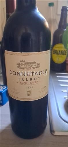 Bordeaux Saint-Julien Talbot Cousnétable 1998