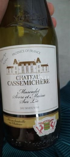Valle della Loira Muscadet Sèvre et Maine Château Cassemichère 2022
