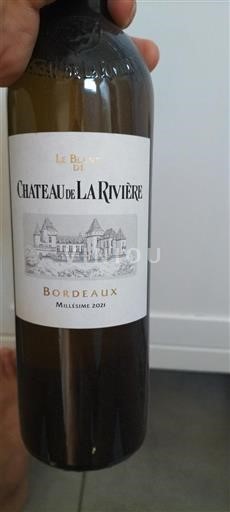 Bordeaux Château La Rivière Le Blanc 2021