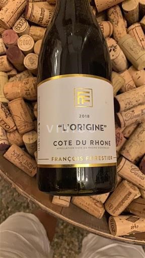Rhônevallei Côtes-du-rhône François Forester L'Origine 2018