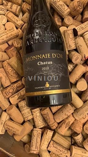 Alpen und Rhônetal Ardèche Vignerons Ardéchois Monnaie d'Or 2018
