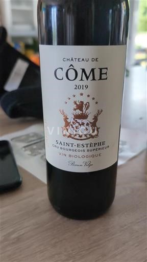 Bordeaux Saint-Estèphe Cru Bourgeois Supérieur Château Côme 2019