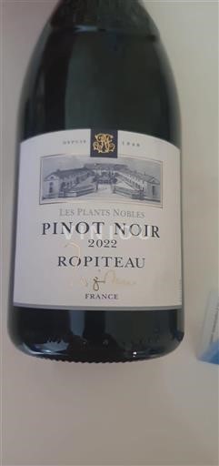Bourgogne Ropiteau Les Plants Nobles 2022
