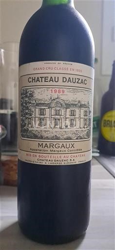 Bordeaux Margaux Grand Cru Château Dauzac 1989