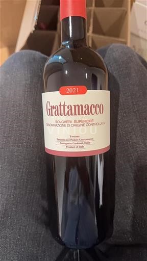 Tuscan Wines Unspecified Podere Grattamacco 2021
