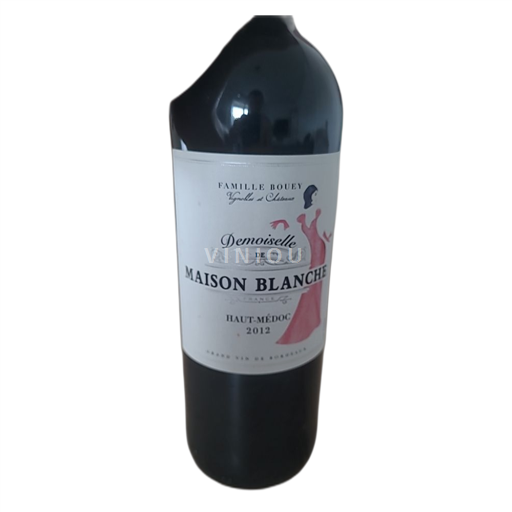 Bordéus Haut-Médoc Maison Blanche Demoiselle 2012