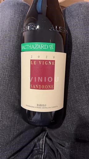 Piemonte Barolo Sandrone Le Vigne 2020