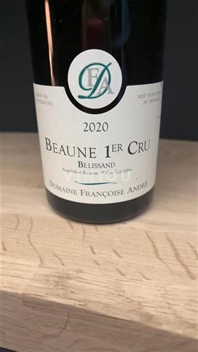 Burgundsko Nespecifikováno Premier Cru Domaine Françoise André Belissand 2020