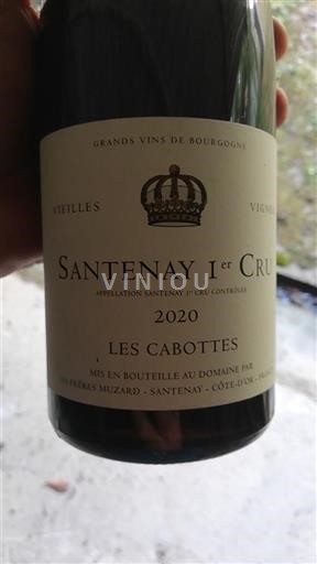 Borgonha Santenay Premier Cru Les Frères Muzard Les Cabottes 2020