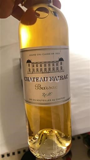 Bordeaux Barsac Grand Cru Nairac 2010
