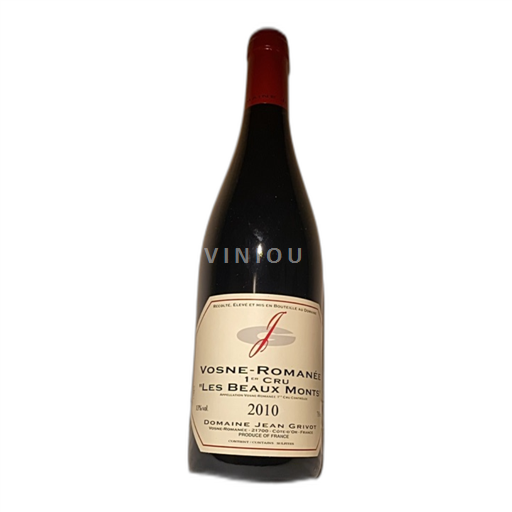 Burgundy Vosne-Romanée Premier Cru Domaine Jean Grivot Les Beaux Monts 2010
