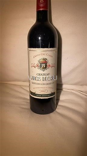 Bordeaux Saint-Émilion Grand Cru Classe Château Larcis Ducasse 2007