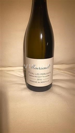 Borgogna Meursault Premier Cru Domaine Montille Les Porusots 2016