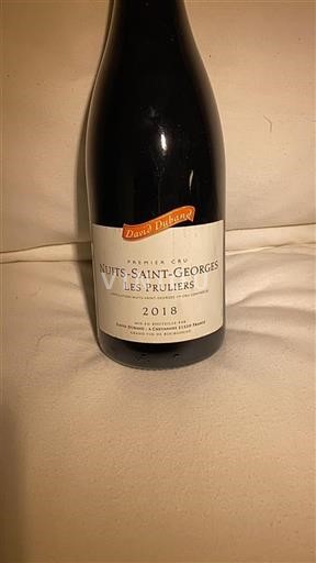 Borgoña Nuits-Saint-Georges Premier Cru David Duband Les Pruliers 2018