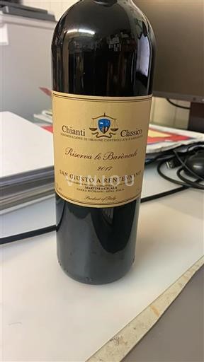 Toscana Chianti Classico San Giusto a Rentennano Riserva le Baròncole 2017