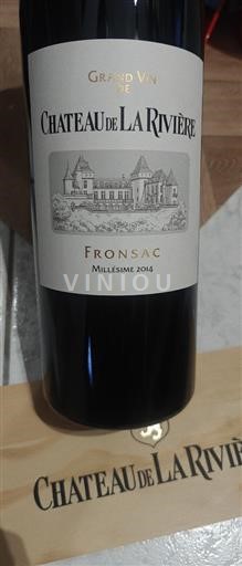 Bordeaux Fronsac Château La Rivière 2014
